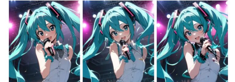 初音ミク：年代で画風を変える呪文【LORAなし】StableDiffusion